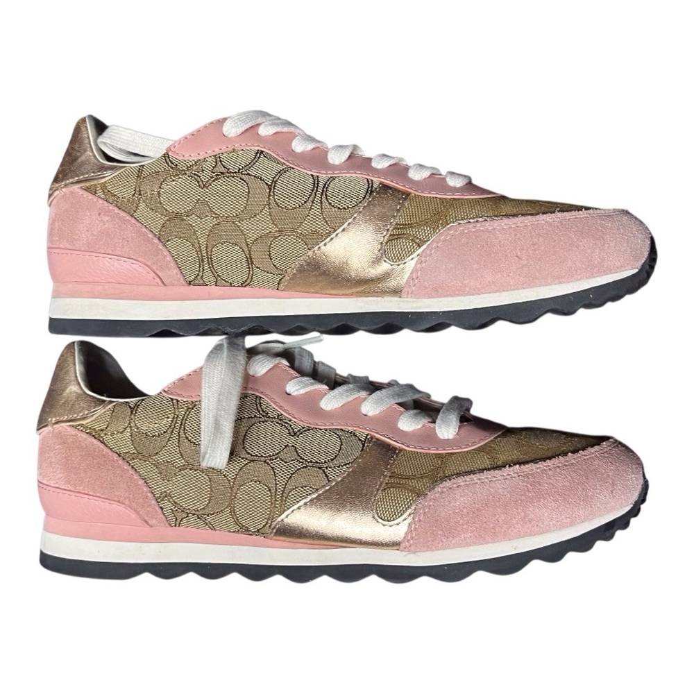Coach Women's C142 Signature Jacquard Runner Sneakers